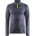 Pánská funkční mikina na zip Craft CORE GAIN MIDLAYER šedá 1909496-995000 - L | UK 11,5 | US 12,5