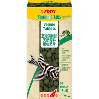 Krmivo pro rybičky Sera Spirulina Tabs Nature 24 tabl. (Spirulina Tabs Nature 24 tabl. (15 g))