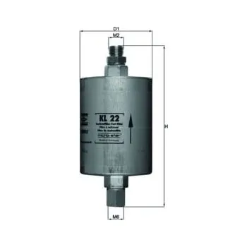 Filtr do auta Palivový filtr MAHLE KL 22