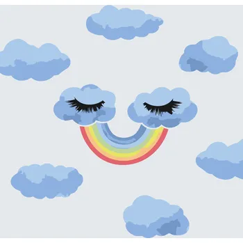 Malování podle čísel - Oči z duhy Velikost: 50x50cm, Rámování: Pouze srolované plátno