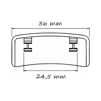 Příslušenství k oknu DAB Trade Záslepka odvodňovací BUMERANG BALENÍ 1000ks