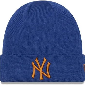 Čepice Pánská čepice New Era MLB LEAGUE ESSENTIAL CUFF BEANIE NEW YORK YANKEES modrá 60284949