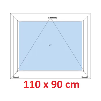 Okno Soft Plastové okno 110x90 cm, sklopné