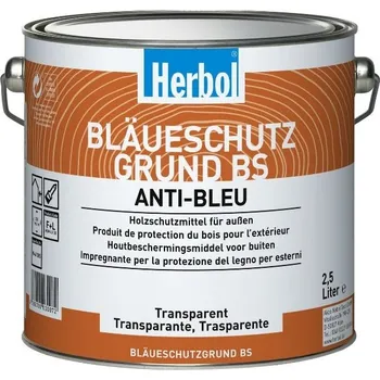 barva a nátěr na dřevo Impregnační nátěr HERBOL BLAUESCHUTZGRUND - 5 L - bezbarvý
