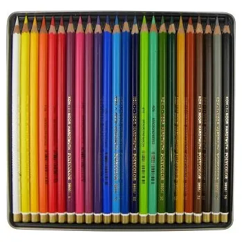 Pastelka Sada pastelek Polycolor 24ks v plechovém obalu (Sada pastelek Polycolor 24ks v plechovém obalu)
