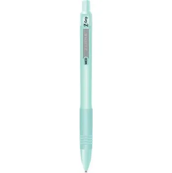 Kancelář Kuličkové pero "Z-Grip Pastel", zelená, 0,27 mm, stiskací mechanismus, ZEBRA 91804