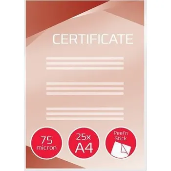 Laminovací fólie Laminovací kapsy "Peel'n Stick", lesklá, 75 micron, samolepicí, GBC