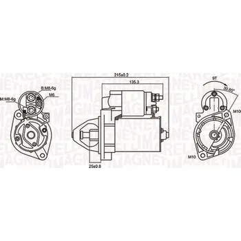 Startér Startér MAGNETI MARELLI 063721075010