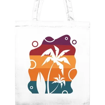 Nákupní taška Nákupní taška unisex s potiskem Palmy a surf