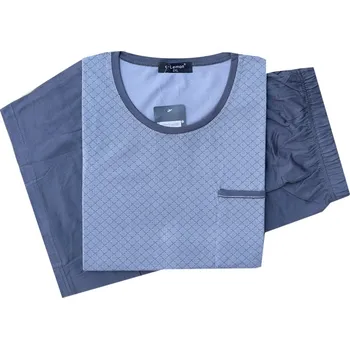 C-Lemon Pánské bavlněné krátké pyžamo C/Lemon Barva: Šedá, Velikost: XXL