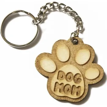 Dřevěná klíčenka Canli - Dog mom