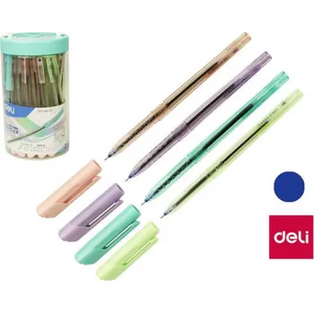 Kuličkové pero DELI Arrow - pastelový mix