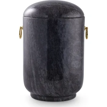 Smuteční dekorace Urna žulová namodralá (Pohřební urna)