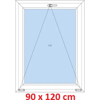 Okno Soft Plastové okno 90x120 cm, sklopné