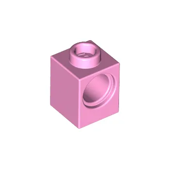 Stavebnice LEGO 6541 Bright Pink Brick 1 x 1 with Hole (Světle růžová cihla 1 x 1 s otvorem)