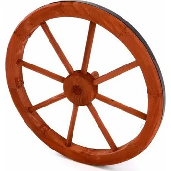 Zahradní dekorace Garthen D00237 dřevěné kolo 45 cm