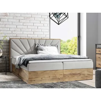 Nábytek Kontinentální postel Madaris 7, Rozměr postele: 120x200, Barva:: dub lancelot + Faro 16 MIRJAN 5903211212154