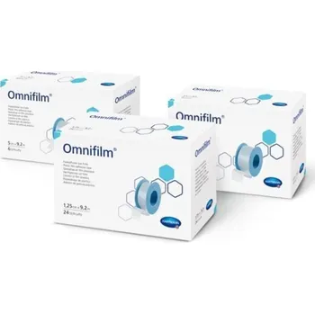 Zdravotnický materiál Hartmann-Rico Omnifilm náplast cívková transparentní fólie – na citlivou pokožku Rozměr: 2,5 cm x 9,2 m