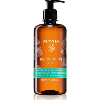 Sprchový gel Apivita Refreshing Fig Shower Gel osvěžující sprchový gel s esenciálními oleji 500 ml