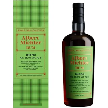 Rum Albert Michler Single Cask Fiji 2012 66,7% 0,7 l