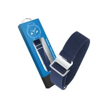 Řemínek na hodinky RhinoTech univerzální řemínek nylonový tah Quick Release 22mm tmavě modrý