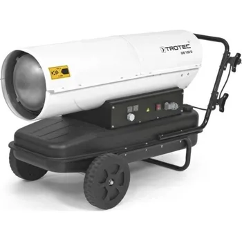 Průmyslové topidlo Naftové topidlo s přímým spalováním IDE100D TROTEC - 100 kW, 1300 m³/h, termostat (Naftový přímotop IDE 100 D Trotec s výkonem 100 kW)
