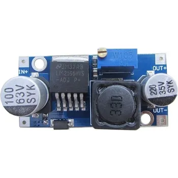 Síťový kabel Napájecí modul, step-down měnič 3A s LM2596HVS, Uin=max.60V