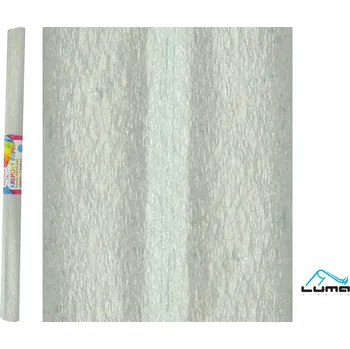 Speciální papír Krepový papír - role / 50 x 200 cm / stříbrná