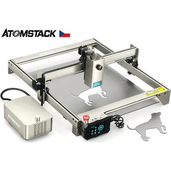 Gravírování Až 36W! Output Power Atomstack S20 X20 a S30 X30 Laser CNC Gravírka Laserový Gravírovací Stroj Plotr Gravíruje (i řeže) kovy Varianta: 36W