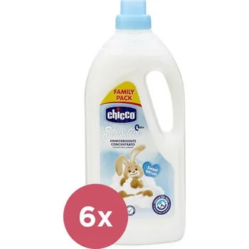 Aviváž 6x CHICCO Aviváž koncentrovaná Sladký Pudr 1,5 l (60 praní)
