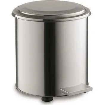 Odpadkový koš Odpadkový koš, pedálový, kovový, 50 l, pochromovaný
