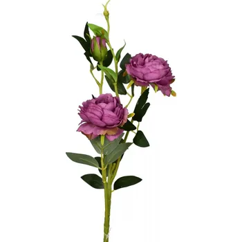 umělá květina Růže lila 66 cm (137193 001 K04144 růže lila)