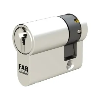 Vložka do dveří Cylindrická půlvložka FAB 3*** PROFI 10+30mm 3 klíče