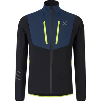 Pánská softshellová bunda Bunda Montura Air Pro Tech Jacket L black/lime green