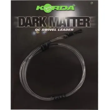KORDA - Koncová montáž Dark Matter Leader QC Swivel 40 lb 50 cm Weed