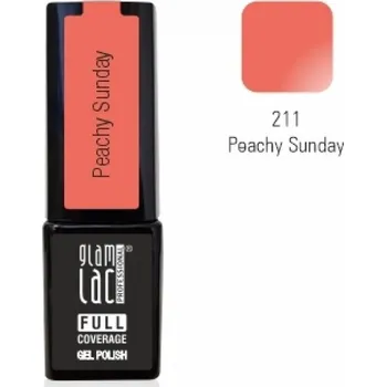 Umělé nehty GlamLac Gel lak růžový - 211 Prachy Sunday 6ml