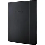 Záznamní kniha "Conceptum Softwave", černá, exkluzivní, A4+, squared, 194 listů, SIGEL