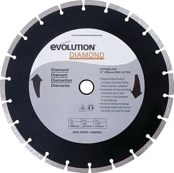 Řezný kotouč Diamantový kotouč EVOLUTION (cihla, beton, kámen, obklady...) - 305