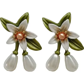 Náušnice B-TOP Náušnice klipsy KVĚT