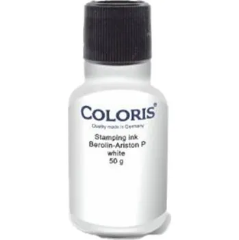 Textilní inkoust "Berlin Ariston", bílá, 50ml, COLORIST