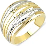 Lillian Vassago Zlatý prsten s gravírováním LLV22-GR046YW Velikost prstenu: 59