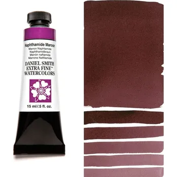 Vodová barva Akvarelová barva Daniel Smith Extra Fine, 15ml - červená Barva: 59 - Napthamide Maroon