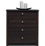 Šuplíková komoda Finezja F9 - dub sonoma čokoláda