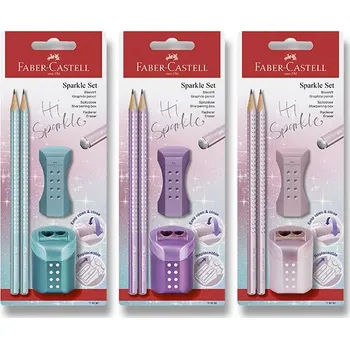 Grafitová tužka Grafitová tužka Faber-Castell Sparkle - perleťové odstíny set, mix barev