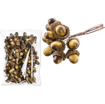 Zelený žalud zápich svazek 10 ks, balení 6 svazků