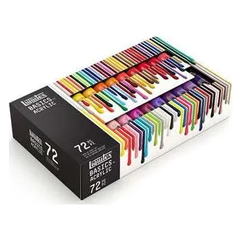 Výtvarná barva Sada akrylových barev Basics 72x22ml (Sada akrylových barev Basics 72x22ml)