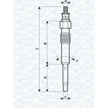 Autoelektrika Žhavící svíčka MAGNETI MARELLI 062900007304