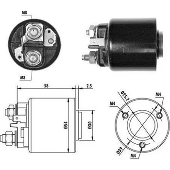Elektromagnetický spínač, startér MAGNETI MARELLI 940113050060