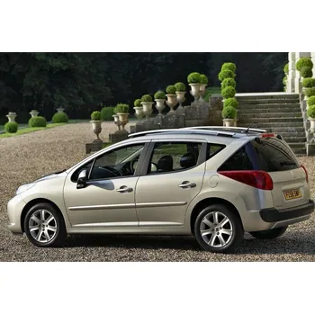 Nosič kol Příčníky Modula Oval Bar Open Rail Black Peugeot 207 SW Kombi 2007-2012 s podélníky