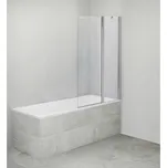 Roth Zástěna vanová Monte 120/140 LH/ČS, dvoudílná